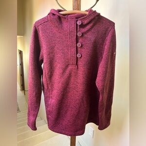 Columbia red-heathered hooded sweatshirt - size XL